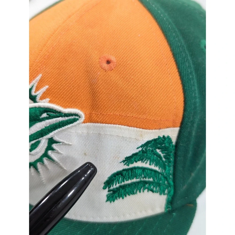 New Era 59Fifty NFL Miami Dolphins City Flag Low Profile Fitted Hat Cap Sz 7 1/2